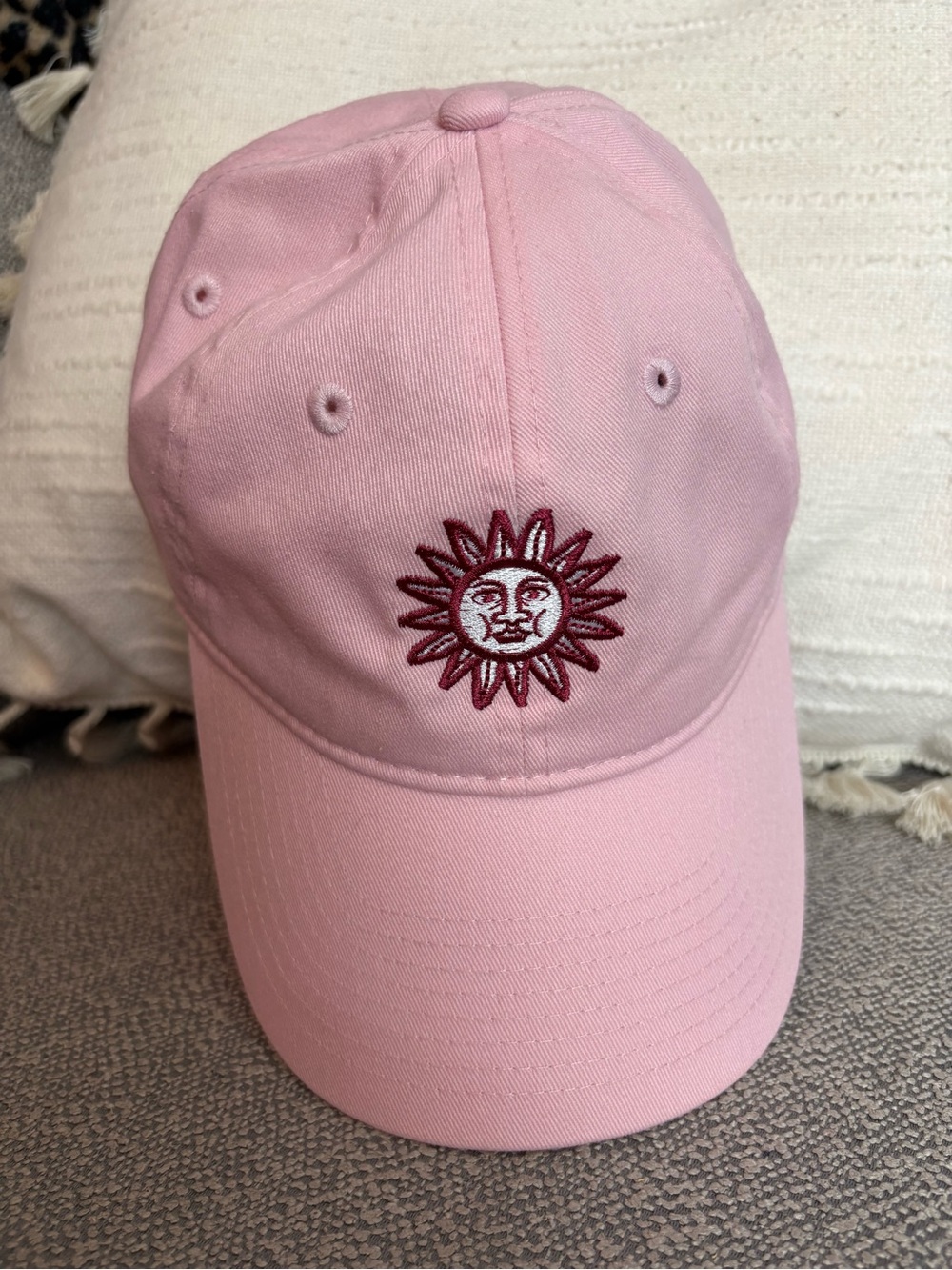 Pink Sun Valley Baseball Cap 🌞